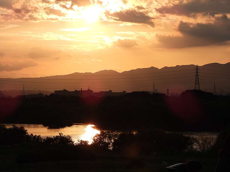 淀川の夕暮れ