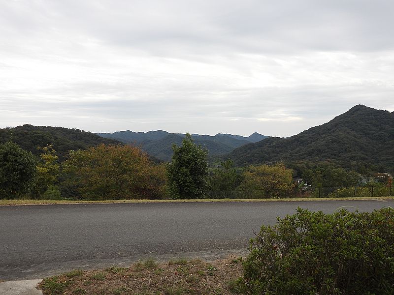 思ったより山の中